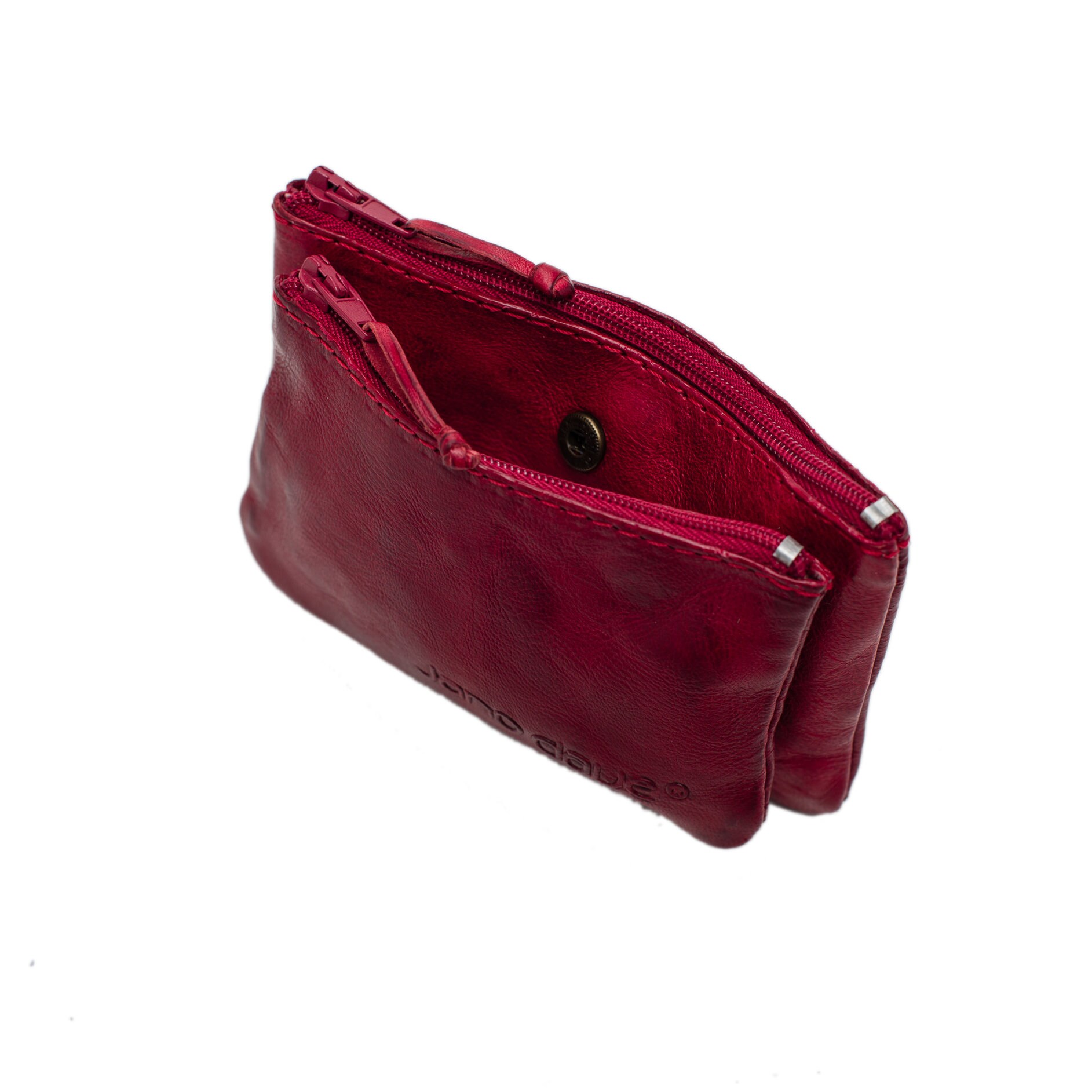 Leather Money Pouch, Handmade Zipper Wallet , Genuine Leather Money Pouch, Handmade Zipper Wallet , Genuine