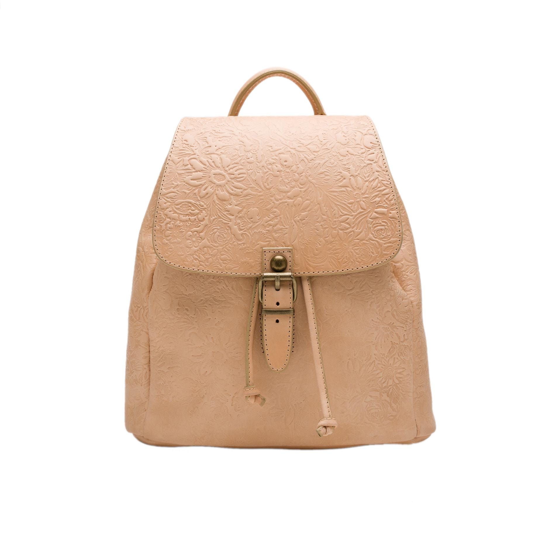 chestnut leather or pleather backpack Lodis Women's Catalina 2.0 Pebbled - 13" This backpack has a spacious Large classic vintage backpack black