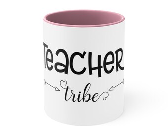 Teacher Tribe Accent Coffee Mug, 11oz