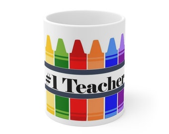 Crayons Teacher Mug 11oz
