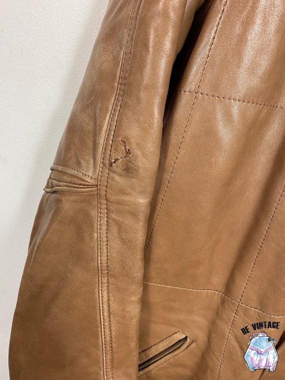 Vintage Leather Jacket / Lederjacke / 80s / 90s - image 2
