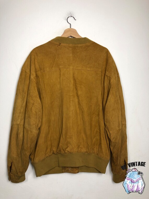 Vintage Leather Jacket / Leather Jacket / Bomber … - image 2