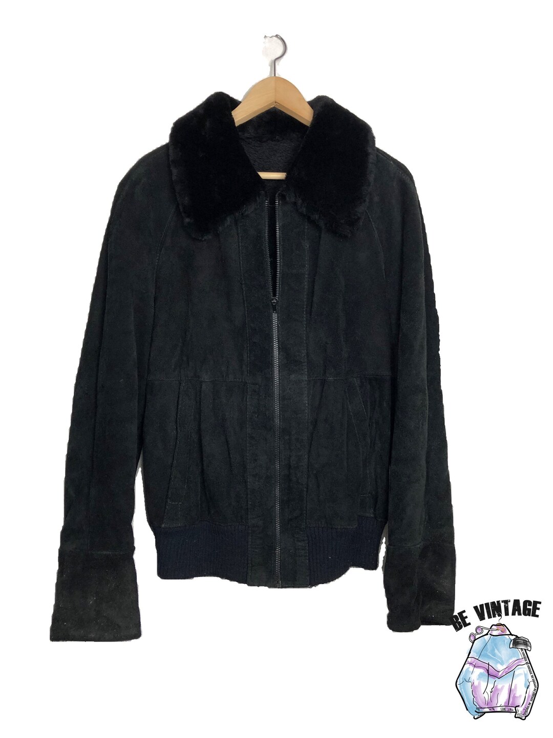 Vintage Leather Jacket / Winter Jacket / 80s / 90s Etsy