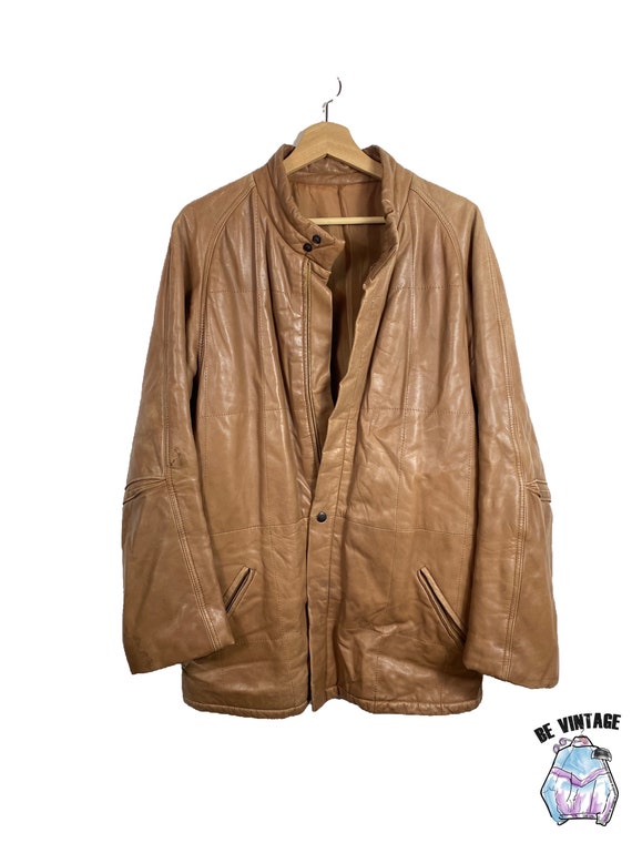 Vintage Leather Jacket / Lederjacke / 80s / 90s - image 1