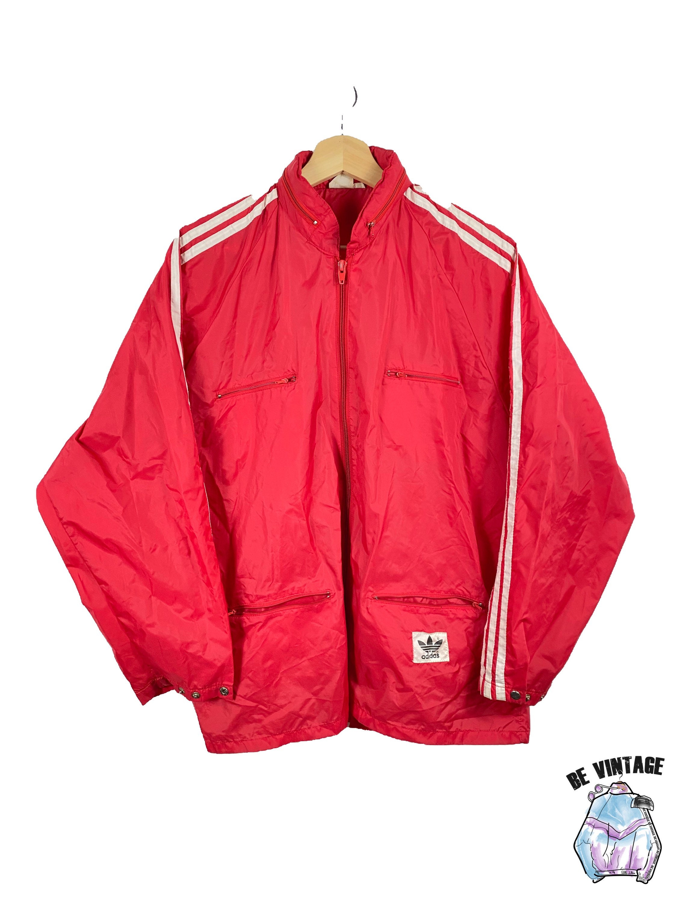 Vintage Adidas Jacket Track Jacket Windbreaker Windbreaker 80s 90s Etsy Canada