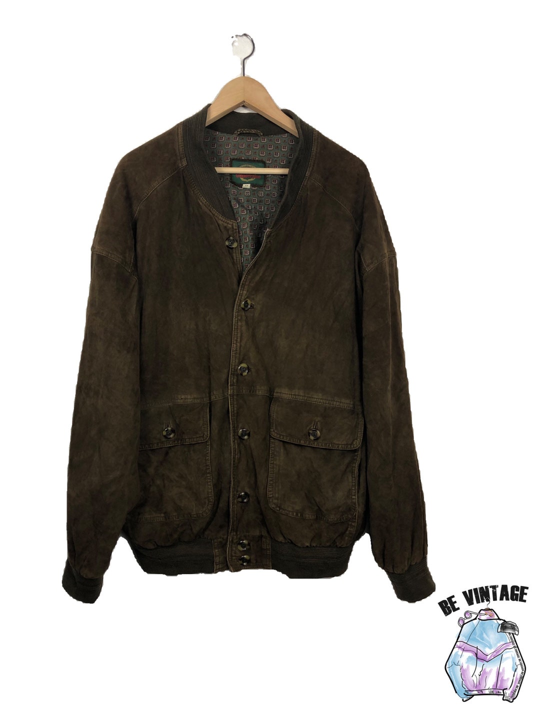 Vintage Leather Jacket / Leather Jacket / Bomber Jacket / Bomber 