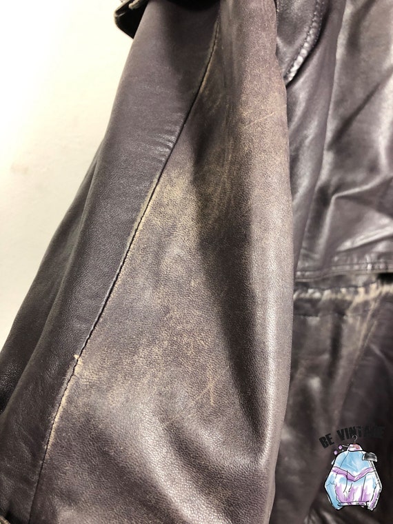 Vintage Leather Jacket / Lederjacke / 80s / 90s - image 3