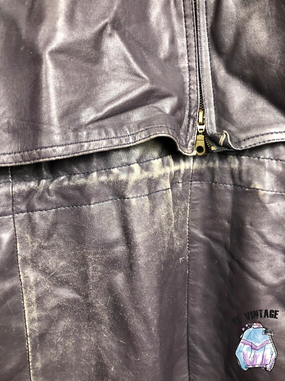 Vintage Leather Jacket / Lederjacke / 80s / 90s - image 5