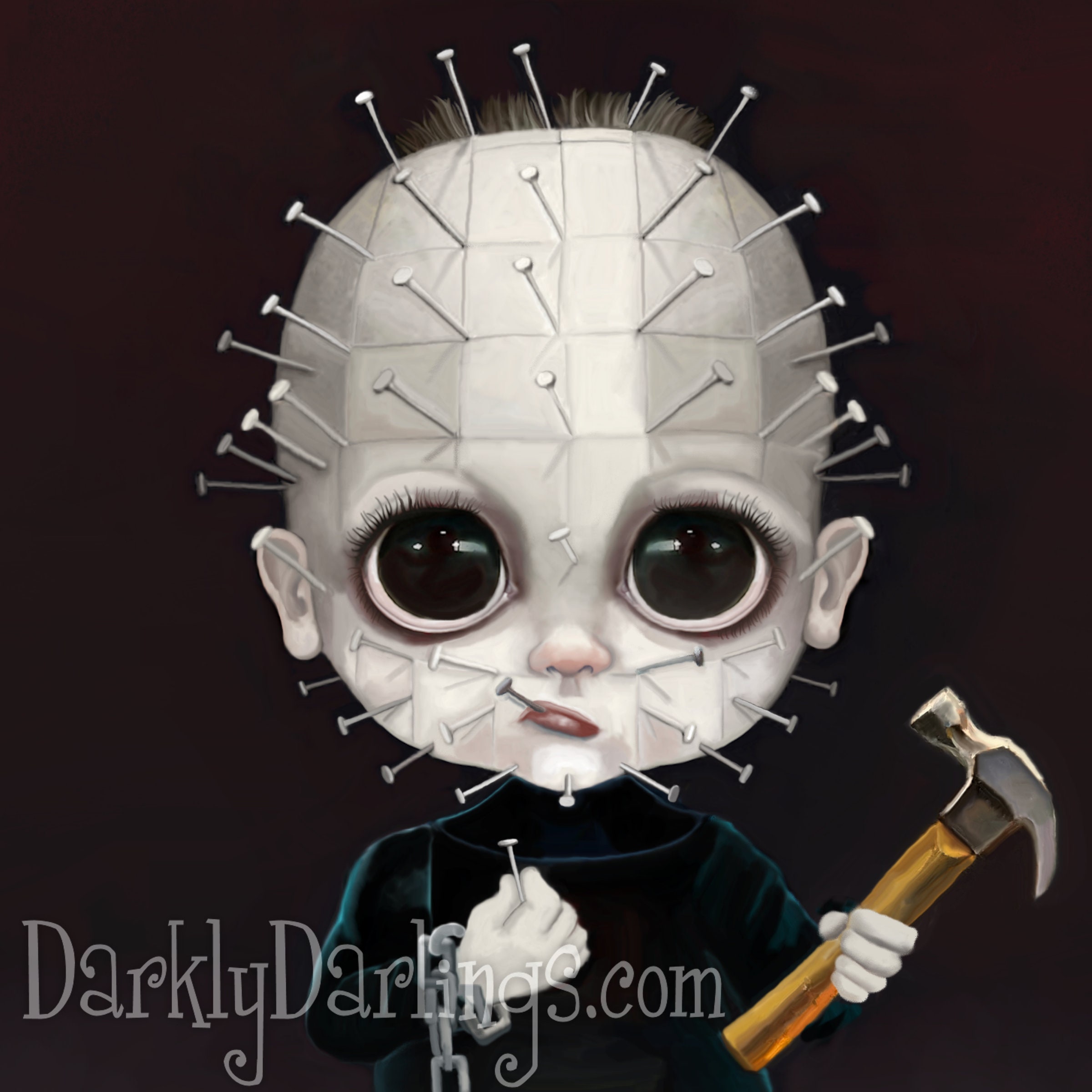 Pinhead hellraiser / Horror Villains Art Etsy