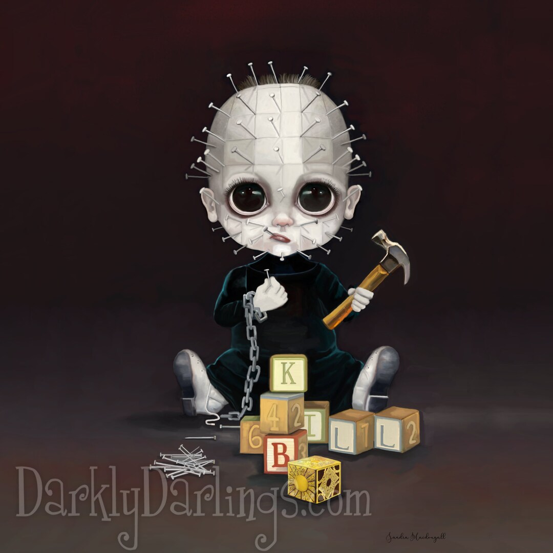 Pinhead hellraiser / Horror Villains Art Etsy