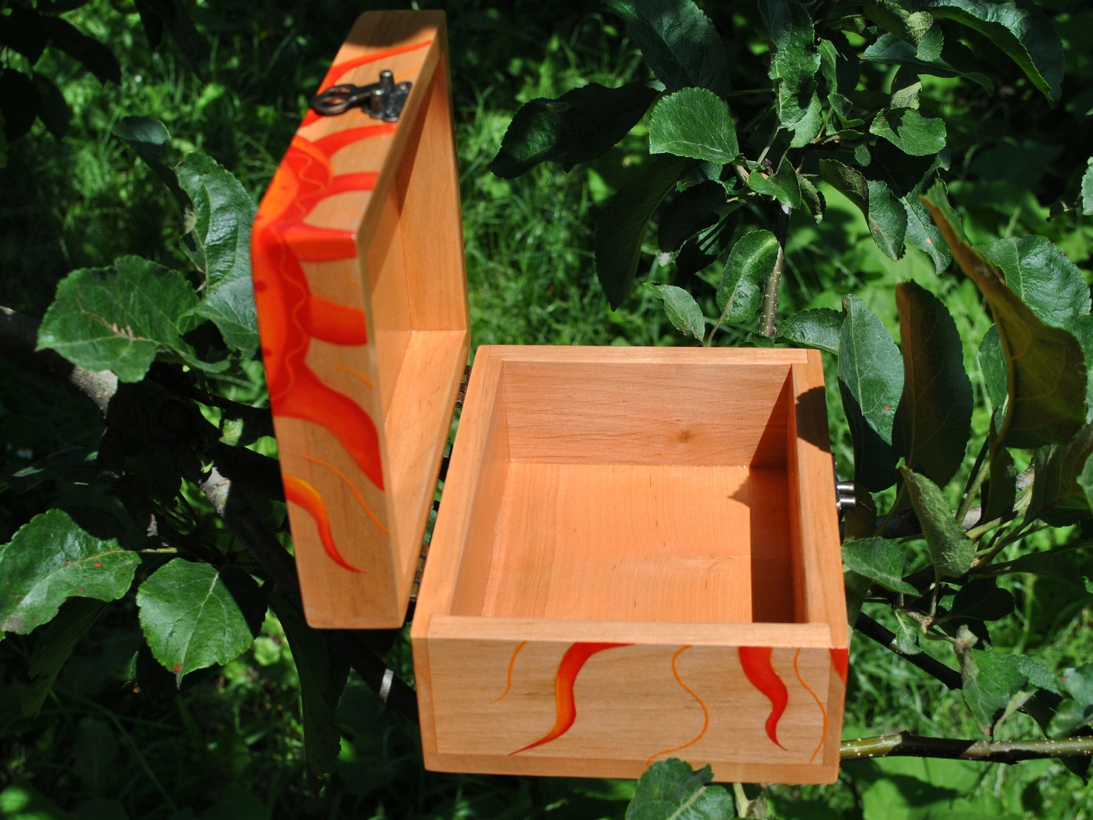 Wooden Jewelry Box Tarot Box Tarot Deck Box Celestial Etsy