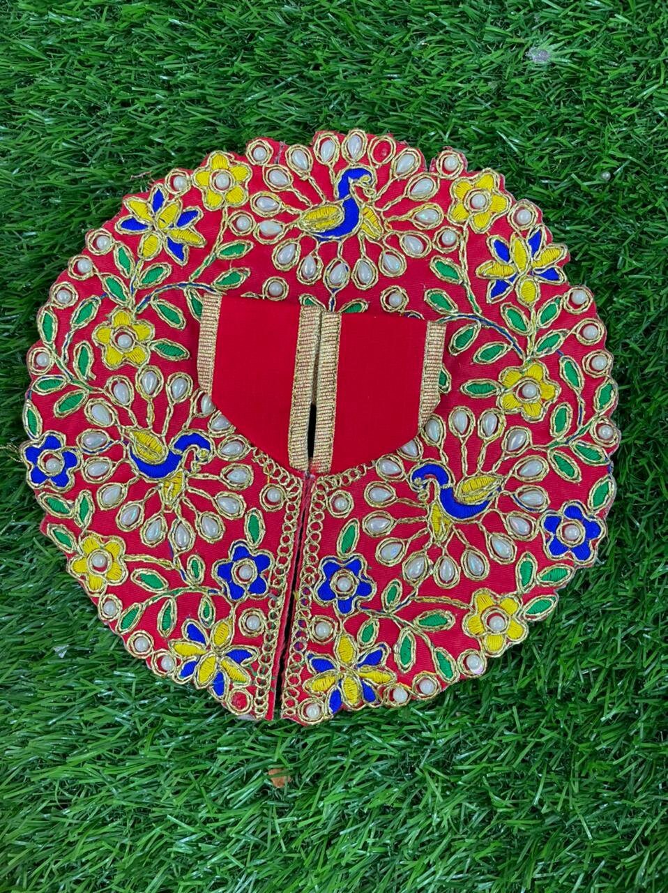 Beautiful bright color krishna embroidery dress  size 1 2  etsy Beautiful bright color krishna embroidery dress  size 1 2  etsy