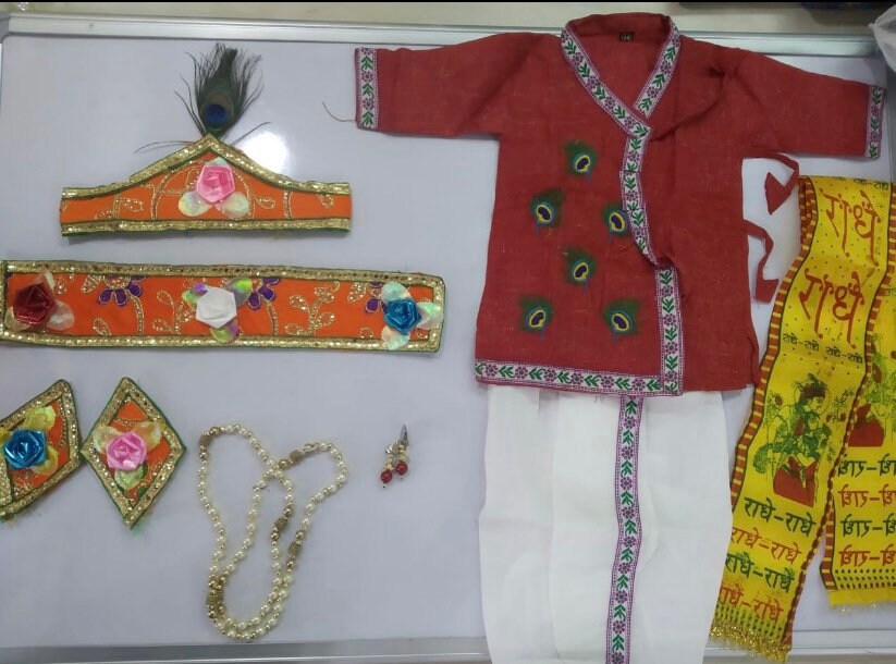 krishna dress for 1 year boy