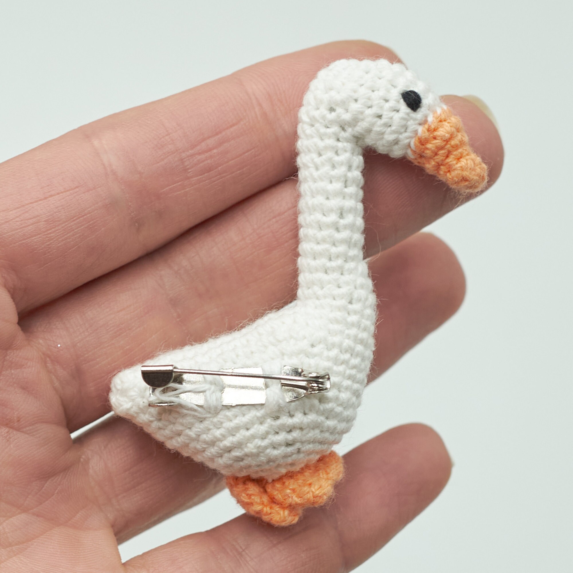 Crochet Pattern Goose Keychain, Duck Graphic by fabulousamigurumi ·  Creative Fabrica