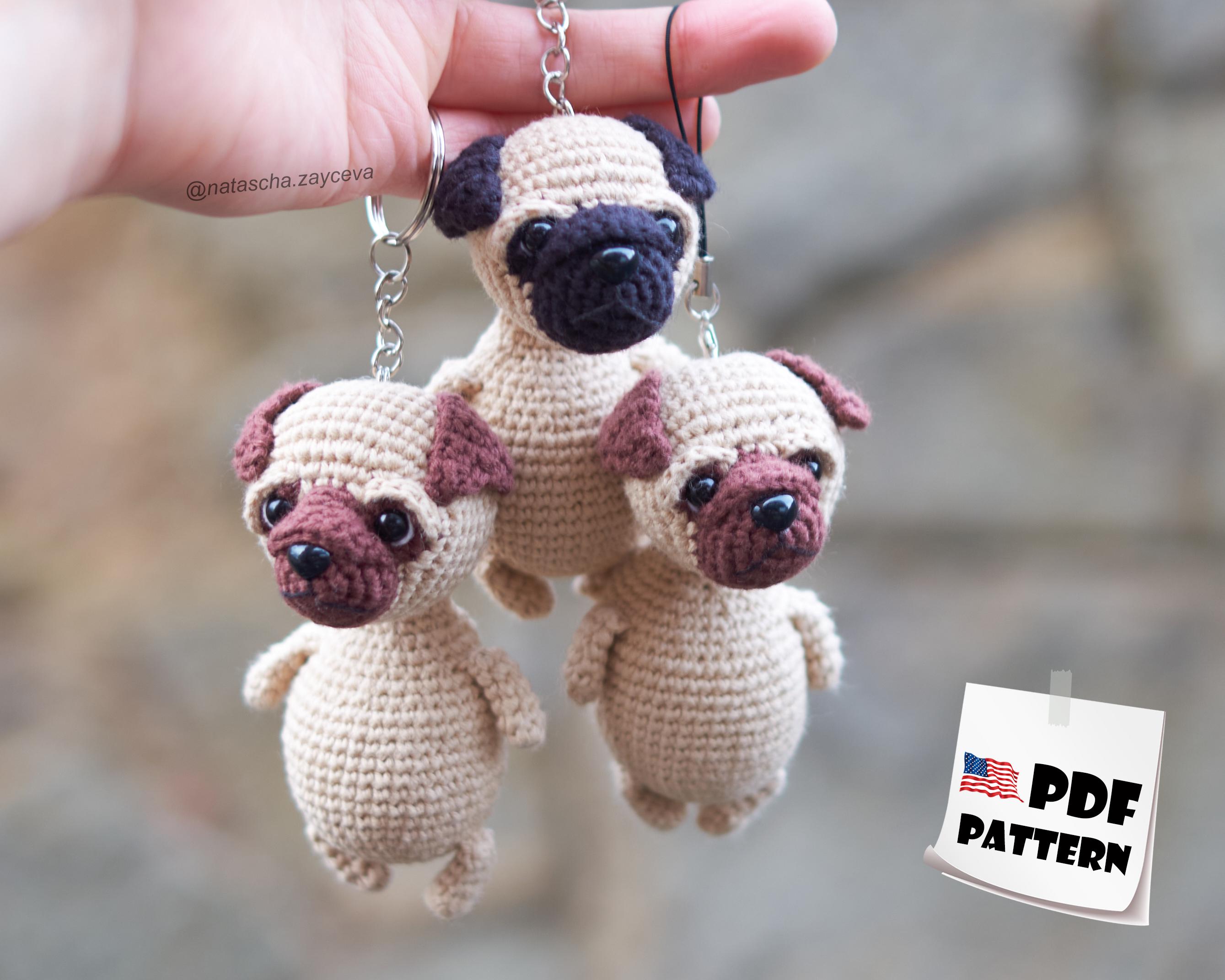 パグのキーホルダー - Etsy 日本