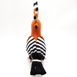 Hoopoe Crochet amigurumi PATTERN Amigurumi toy pattern Crochet hoopoe pattern bird crochet pdf pattern Original crochet amigurumi birds image 7