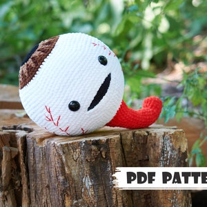 Crochet PATTERN big eyeball. Amigurumi eye ball. Handmade eye toy Eyeball plushie. Party Pupil in the House Eye health stuffed halloween toy