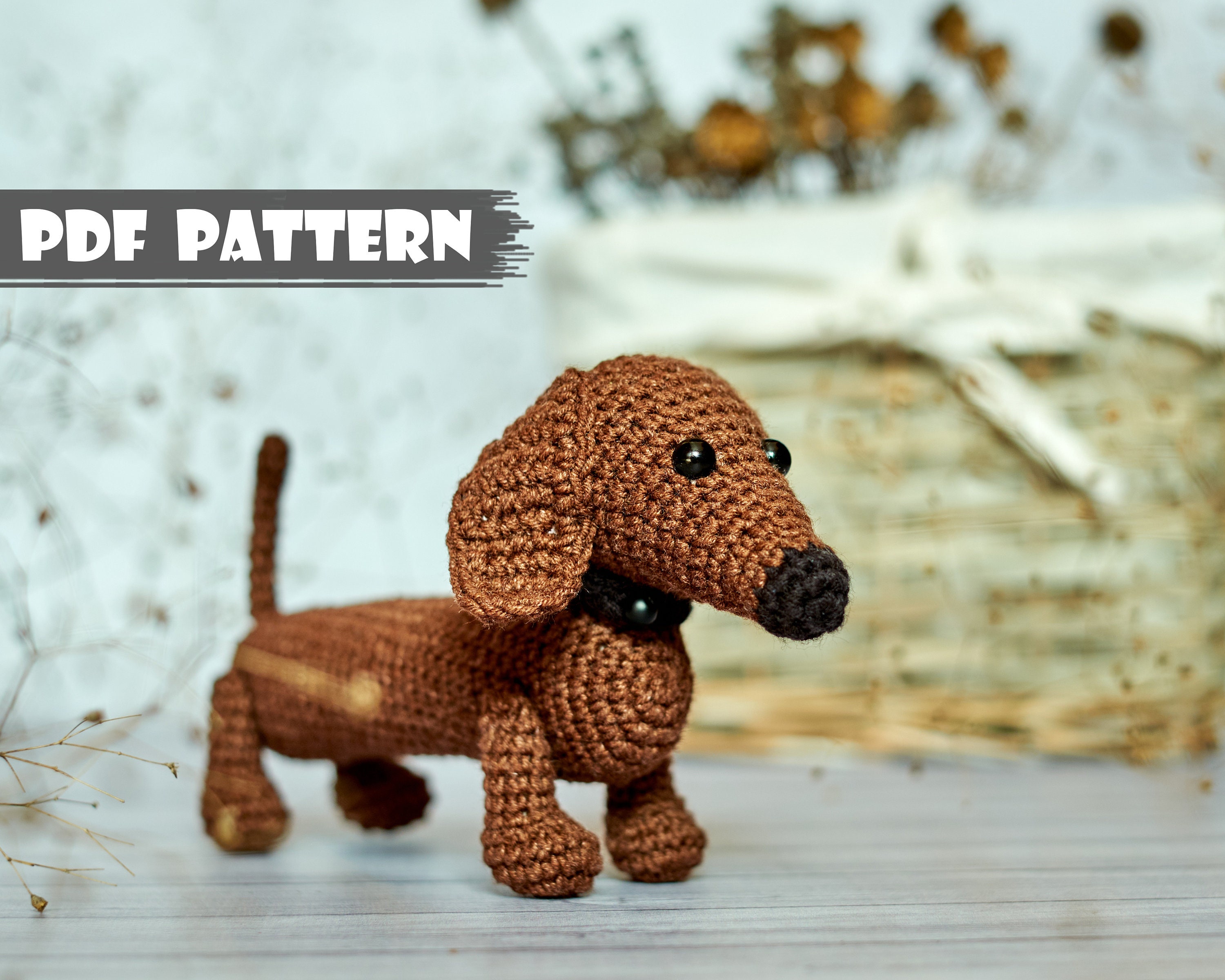 Crochet dachshund 2025