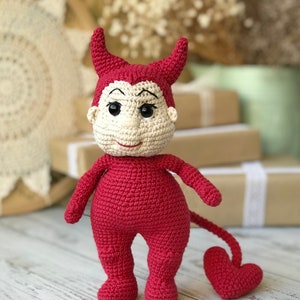 Crochet Baby Devil Pattern: Halloween Amigurumi Plush Toy (Digital PDF) image 9