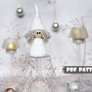 Crochet PATTERN Angel the Jingle bells. Christmas tree decoration. Amigurumi pattern Crochet Girl Jingle bells Crochet tutorial angel gift