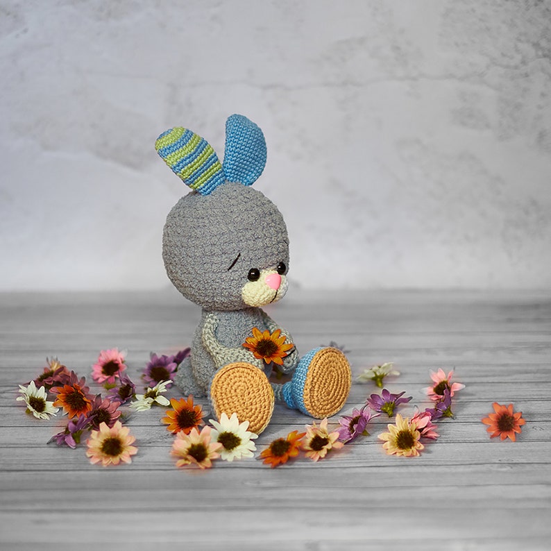 Crochet PATTERN easter bunny amigurumi pattern Crochet bunnies Toy hare crochet pattern Crochet hare amgurumi handmade hare plush bunny image 5