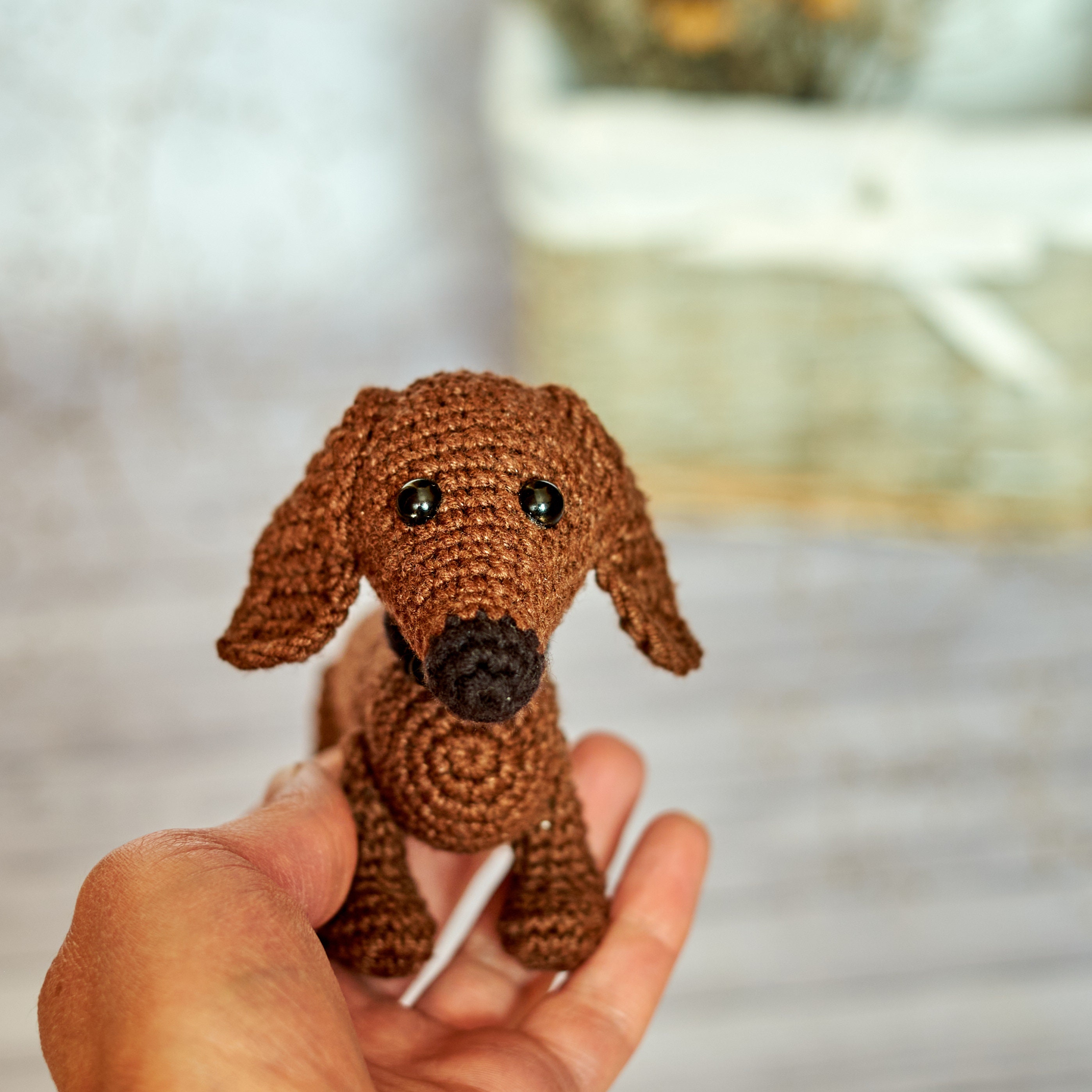 Dachshund Amigurumi Crochet PATTERN Dog Amigurumi Pattern Etsy Australia