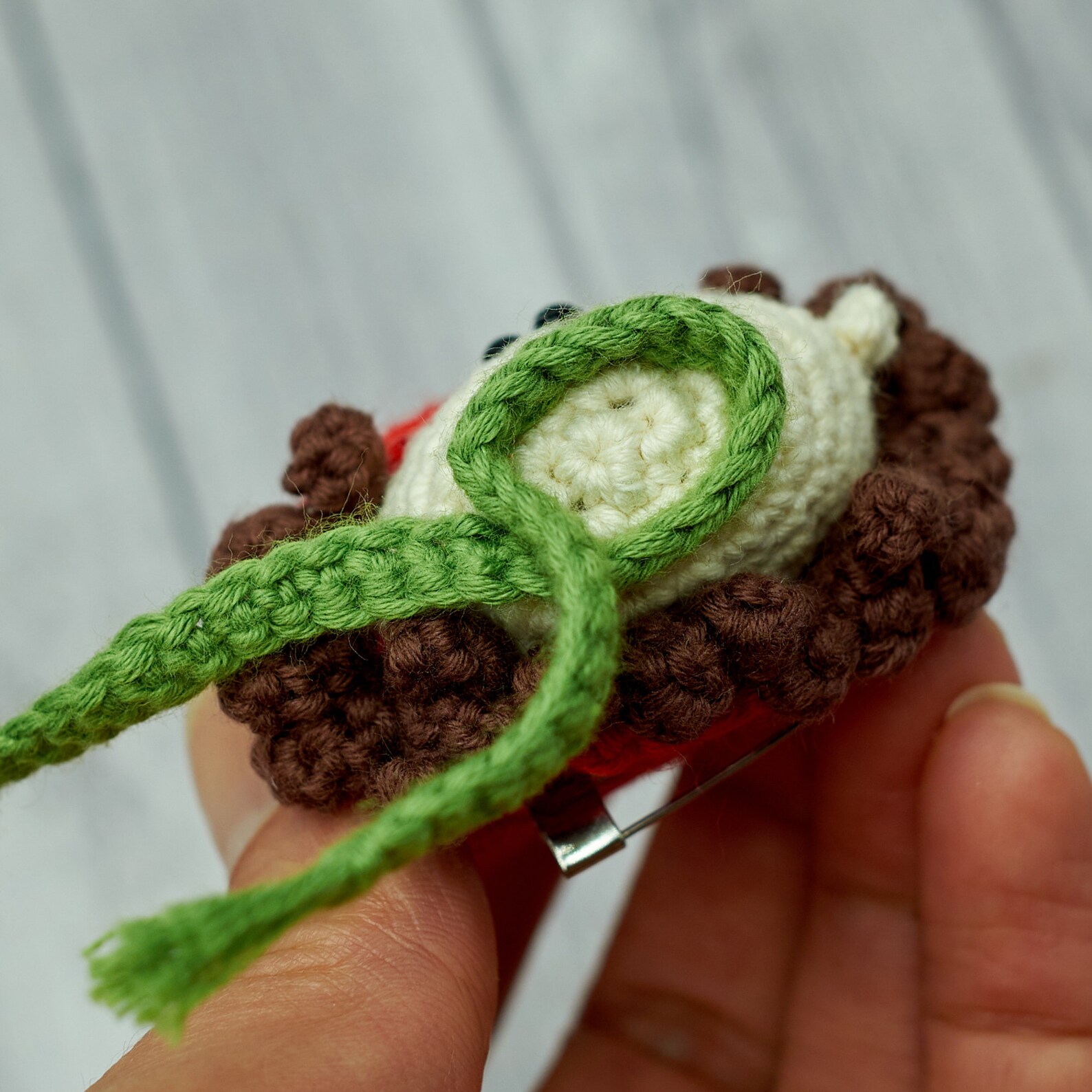 Crochet PATTERN Brooch Keychain Gnome Amigurumi pattern Etsy