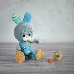 Crochet PATTERN easter bunny amigurumi pattern Crochet bunnies Toy hare crochet pattern Crochet hare amgurumi handmade hare plush bunny image 4