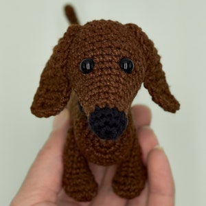 Dackel Amigurumi Häkelanleitung Hund Amigurumi häkeln Anleitung Dackel Spielzeug Anleitung Hund Häkelanleitung Pdf Handgemachte Wursthund image 4