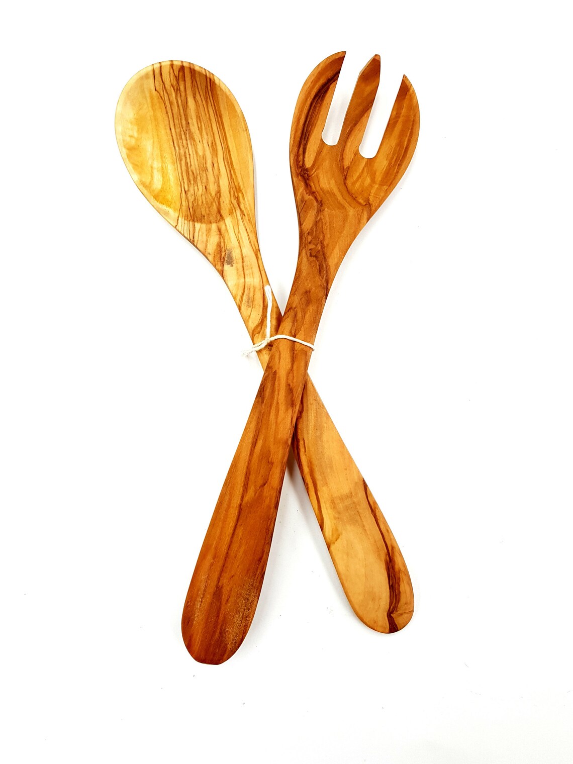 Set of Olive Spoon and Fork Etsy Denmark