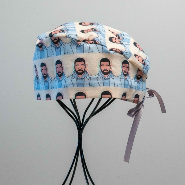 Unisex/Men's Drake Surgical Cap with Tie Back, All Cotton/Bonnet ou Chapeau de chirurgie avec attaches à l'arrière