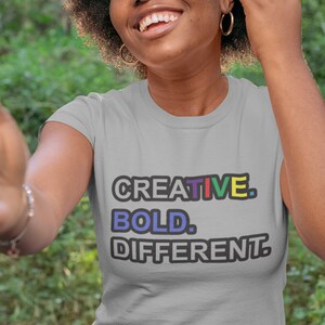Creative Bold Different SVG PNG instant download w / Mockup
