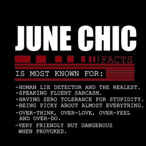 June Chic SVG PNG Instant Download