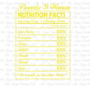 Proverbs 31 Woman SVG PNG Instant Download
