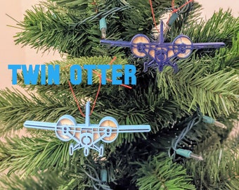 Airplane Christmas ornaments for charity
