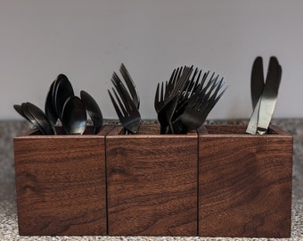 Silverware jars silverware boxes countertop spoons forks knives