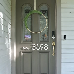 5in Modern Magnetic House Numbers