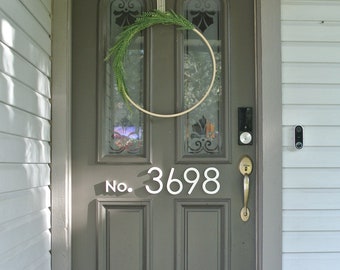 5in Modern magnetic house numbers