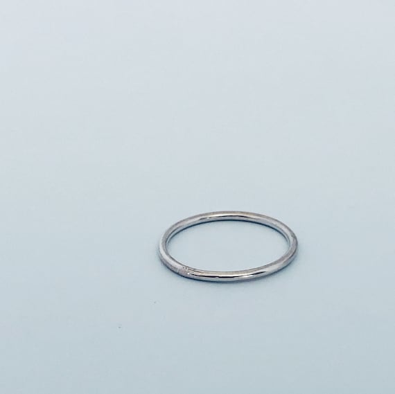 Toe Ring Sterling Silver Thin 1mm Band Toe Ring Sterling Silver Thin 1mm Band