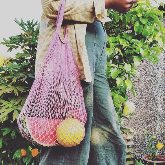 French Market Bag | Eco-friendly Bag | String Bag | Net Bag | Market Bag | Farmers Market Bag | Bag for Life | Beach bag | Grocery bag