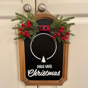 Chalkboard Christmas Countdown