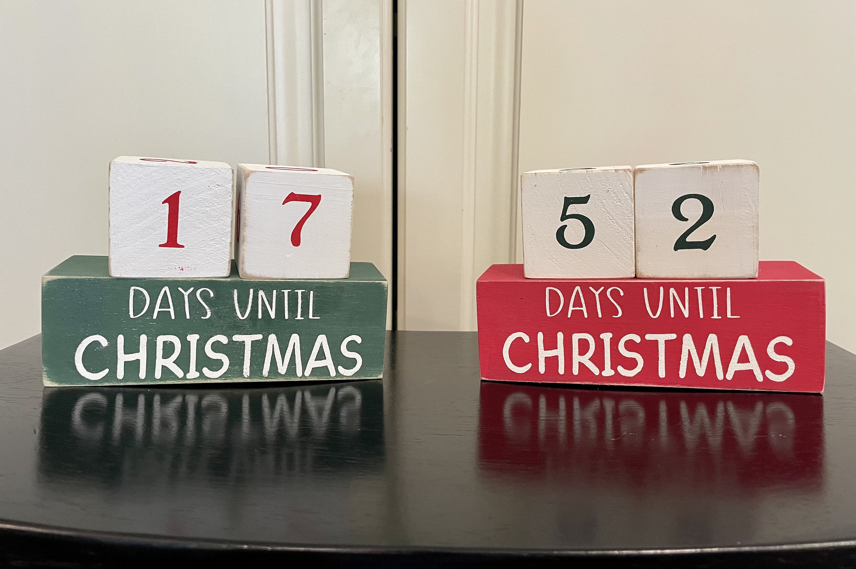 Countdown Ice Blocks Countdown Blocks - Etsy