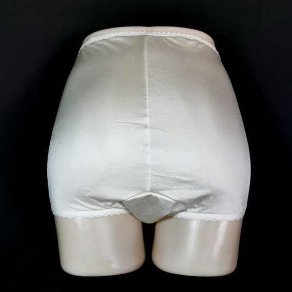 Lovely Soft White Vintage Nylon Granny Panties with S… Gem