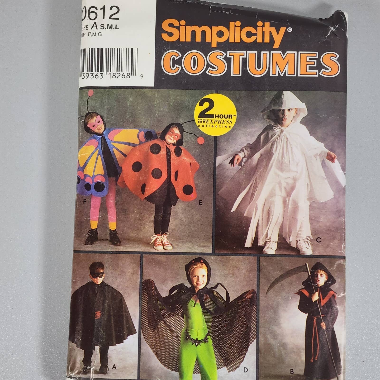 Simplicity Child Halloween Costumes Patterns Sizes A & BB Lot Etsy