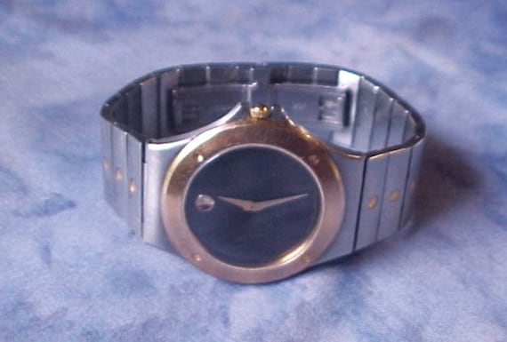 MOVADO Museum Quartz Sport 35mm Wristwatch Stainl… - image 1
