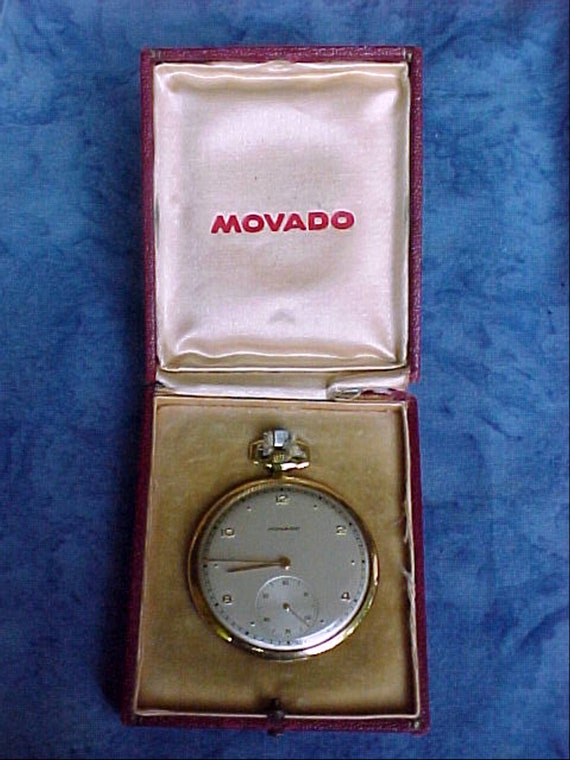 Excellent Swiss Mid 20th Century Movado 18kt Yello