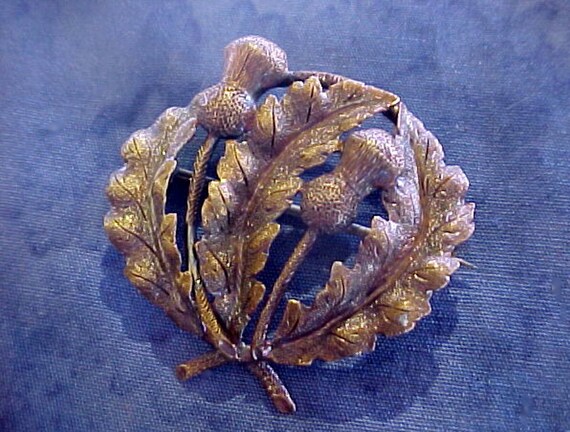 Enigmatic Vintage Rose Gold Scottish Detailed Thi… - image 3