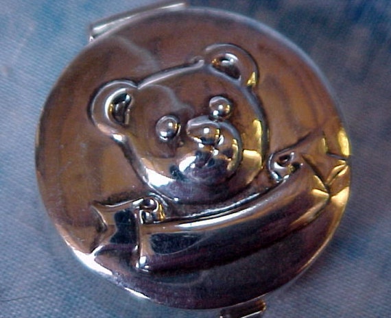 Vintage Sterling .925 Silver and Panda Teddy Bear… - image 2