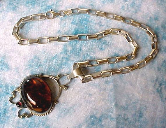 Vintage 15 Inch Italian Link Necklace Lovely Balt… - image 1