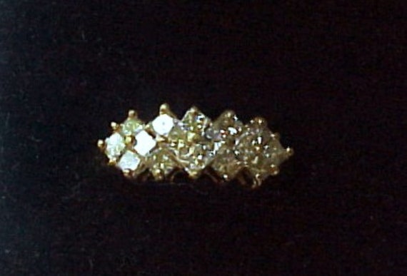 Ladies fine Natural Princess cut 1 Carat diamond … - image 4